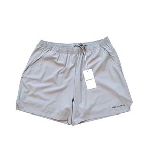 Cozy Earth Men’s Performance Sleep Short 5” Inseam Lined Size M - Stone NWT